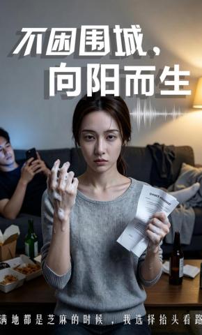 短剧《不困围城，向阳而生》海报