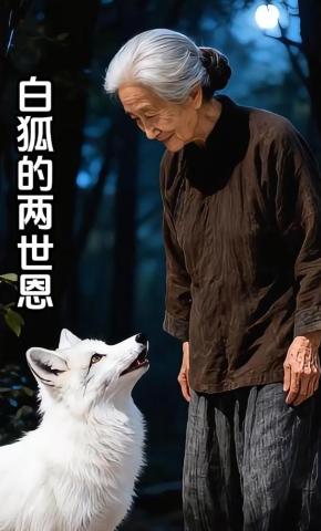短剧《白狐的两世恩》海报