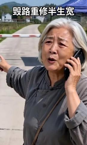 短剧《毁路重修半生宽》海报