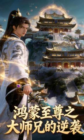 短剧《鸿蒙至尊之大师兄的逆袭》海报