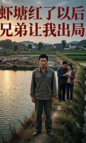 短剧《虾塘红了以后，兄弟让我出局》海报
