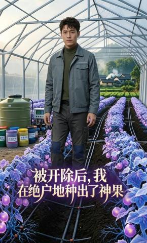短剧《被开除后，我在绝户地种出了神果》海报