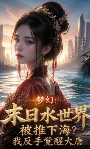 短剧《梦幻：末日水世界被推下海？我反手觉醒大唐》海报