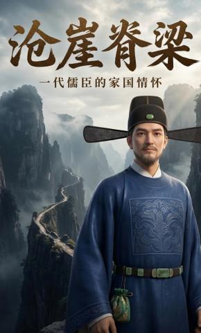 短剧《沧崖脊梁》海报
