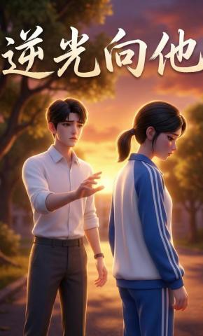 短剧《逆光向他》海报