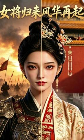 短剧《女将归来风华再起》海报