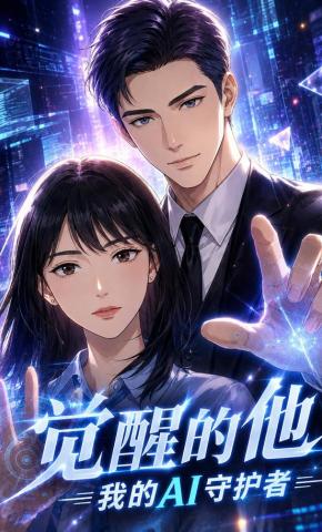 短剧《觉醒的他：我的AI守护者》海报