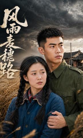 短剧《风雨麦穗路》海报