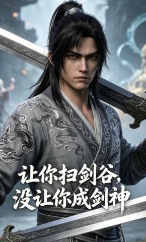 短剧《让你扫剑谷，没让你成剑神》海报