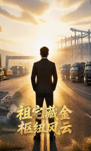 短剧《祖宅藏金，枢纽风云》海报