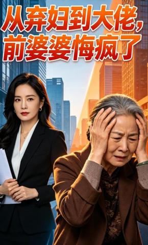 短剧《从弃妇到大佬，前婆婆悔疯了》海报