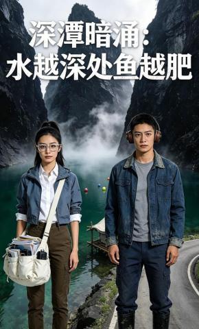 短剧《深潭暗涌：水越深处鱼越肥》海报
