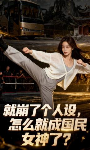 短剧《就崩了个人设，怎么就成国民女神了？》海报