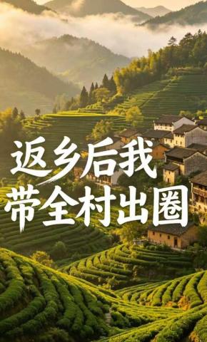 短剧《返乡后我带全村出圈》海报