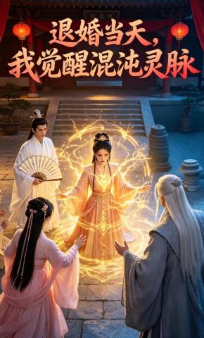 短剧《退婚当天，我觉醒混沌灵脉》海报