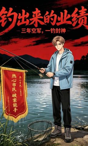 短剧《钓出来的业绩》海报