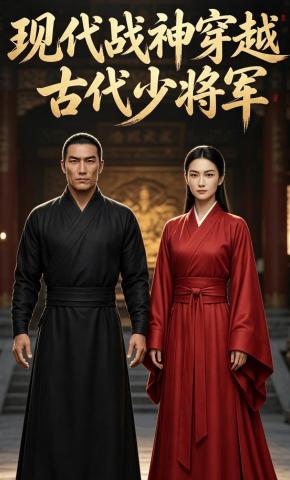短剧《现代战神穿越古代少将军》海报