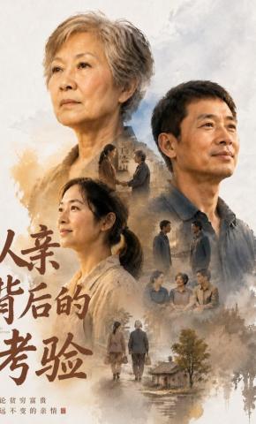 短剧《认亲背后的考验》海报