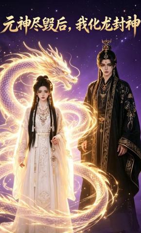 短剧《元神尽毁后，我化龙封神》海报