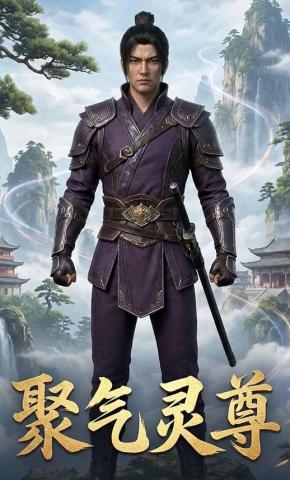 短剧《聚气灵尊》海报