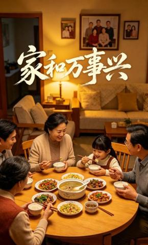 短剧《家和万事兴》海报