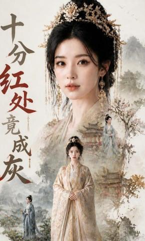 短剧《十分红处竟成灰》海报