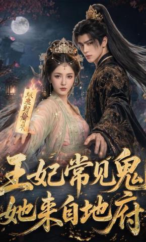 短剧《王妃常见鬼，她来自地府》海报
