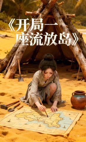 短剧《开局一座流放岛》海报