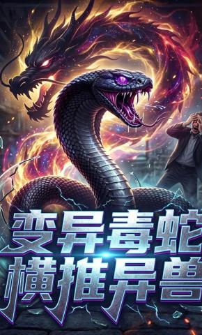 短剧《变异毒蛇，横推异兽》海报