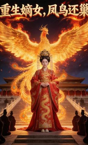 短剧《重生嫡女，凤鸟还巢》海报
