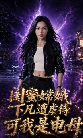 短剧《闺蜜嫦娥下凡遭虐待，可我是电母》海报