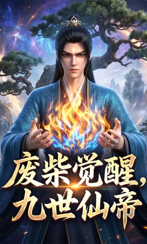 短剧《废柴觉醒，九世仙帝》海报