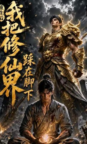 短剧《重生后，我把修仙界踩在脚下》海报