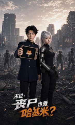 短剧《末世：丧尸也爱哈基米》海报