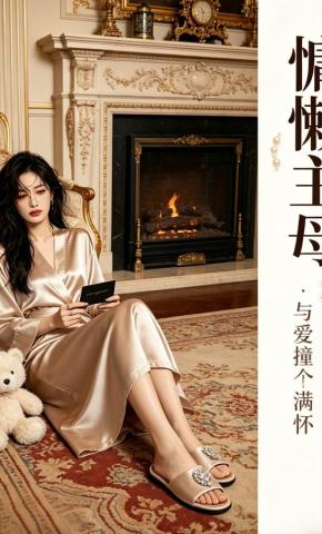 短剧《慵懒主母，与爱撞个满怀》海报