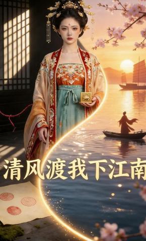 短剧《清风渡我下江南》海报