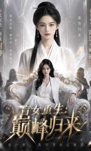 短剧《盲女重生：巅峰归来》海报