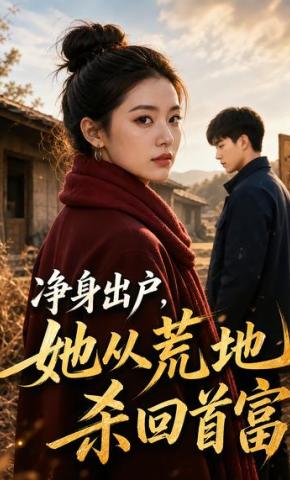 短剧《净身出户，她从荒地杀回首富》海报
