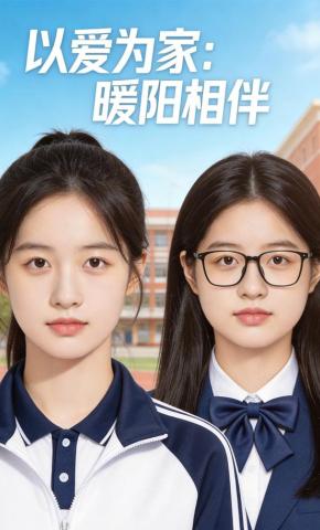 短剧《以爱为家：暖阳相伴》海报