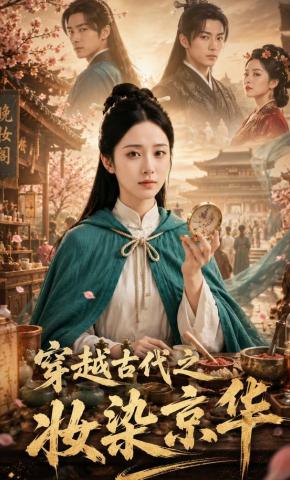 短剧《穿越古代之妆染京华》海报