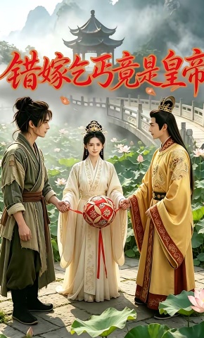 短剧《错嫁乞丐竟是皇帝》海报