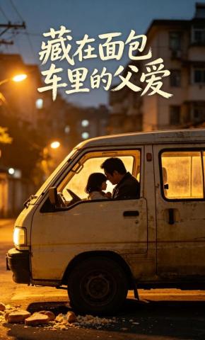 短剧《藏在面包车里的父爱》海报