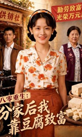 短剧《八零重生：分家后我靠豆腐致富》海报