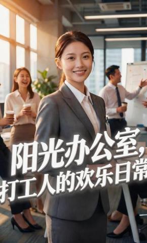 短剧《阳光办公室，打工人的欢乐日常》海报