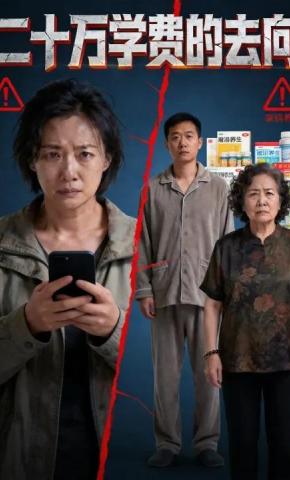 短剧《二十万学费的去向》海报