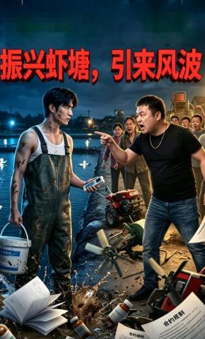 短剧《振兴虾塘，引来风波》海报