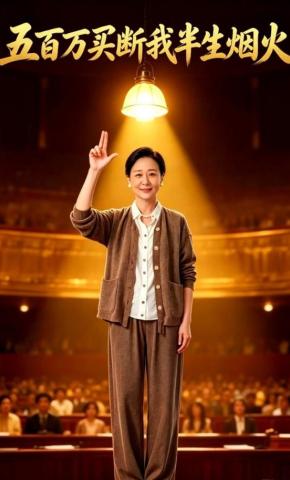 短剧《五百万买断我半生烟火》海报