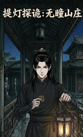 短剧《提灯探诡：无瞳山庄》海报