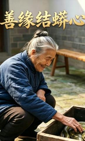 短剧《善缘结蟒心》海报