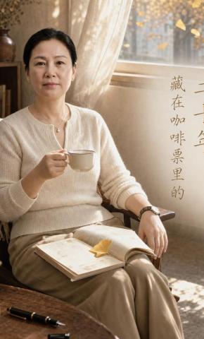 短剧《藏在咖啡票里的二十年》海报